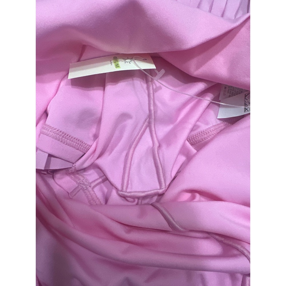 Aerie OFFLINE Pleated Tennis Skirt Pink Athletic Skort XL 170-6498-1148 - Picture 9 of 9
